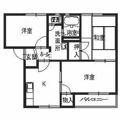 リバーサイドⅡの物件間取画像